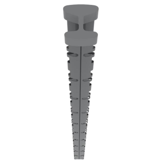 PROFENCE Anthracite, Clôture rigide à sceller & encoches, [H 1.03 m]