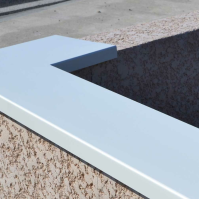 PROFENCE Blanc, Couvertine pour muret [L 2.2 x l 0.28 m]