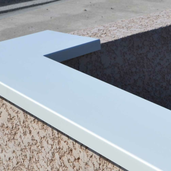 PROFENCE Blanc, Couvertine pour muret [L 2.2 x l 0.28 m]