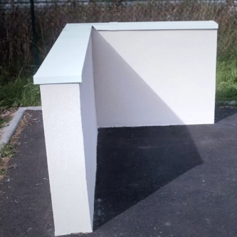 PROFENCE Blanc, Couvertine pour muret [L 2.2 x l 0.28 m]