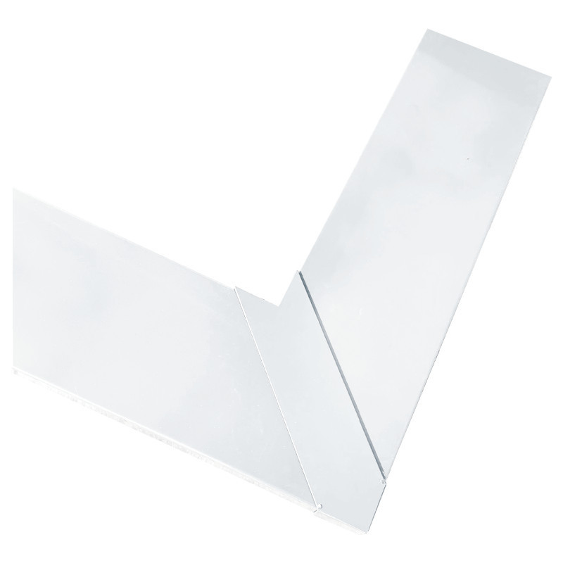 PROFENCE Blanc, Angle pour couvertine en acier