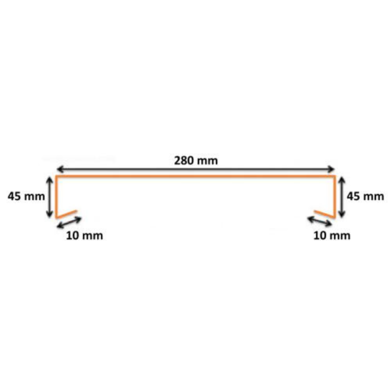 PROFENCE Noir, Couvertine pour muret [L 2.2 x l 0.28 m]