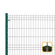 PROFENCE Vert, Clôture rigide à sceller & encoches, [H 1.53 m]