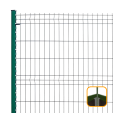 PROFENCE Vert, Clôture rigide à sceller & encoches, [H 1.93 m]