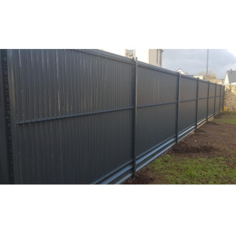 PROFENCE Anthracite, Soubassement pour clôture rigide
