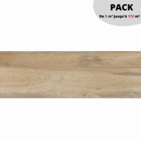 PACK Dalles 20 mm sur plots 62 m² / AEQUA Silva 40x120 cm