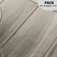 PACK Dalles 20 mm sur plots 76 m² / AEQUA Cirrus 40x120 cm