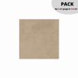 PACK Dalles 20 mm sur plots 115 m² / LUNA Beige 60x60 cm