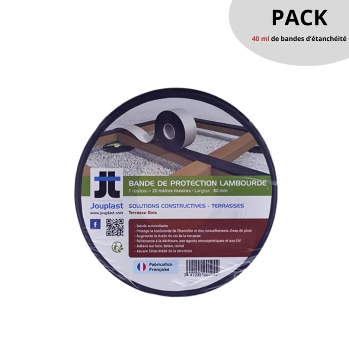 PACK 40 ml de Bandes d'étanchéité pour Lambourdes / JOUPLAST