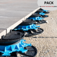 PACK 300 plots réglables JOUPLAST H 140-230 mm pour Dalles