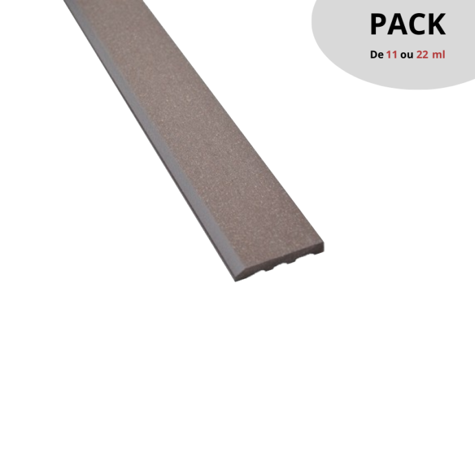 PACK Finition plinthe 11 ml / Terrasse PRO XTREM Marron Chocolat