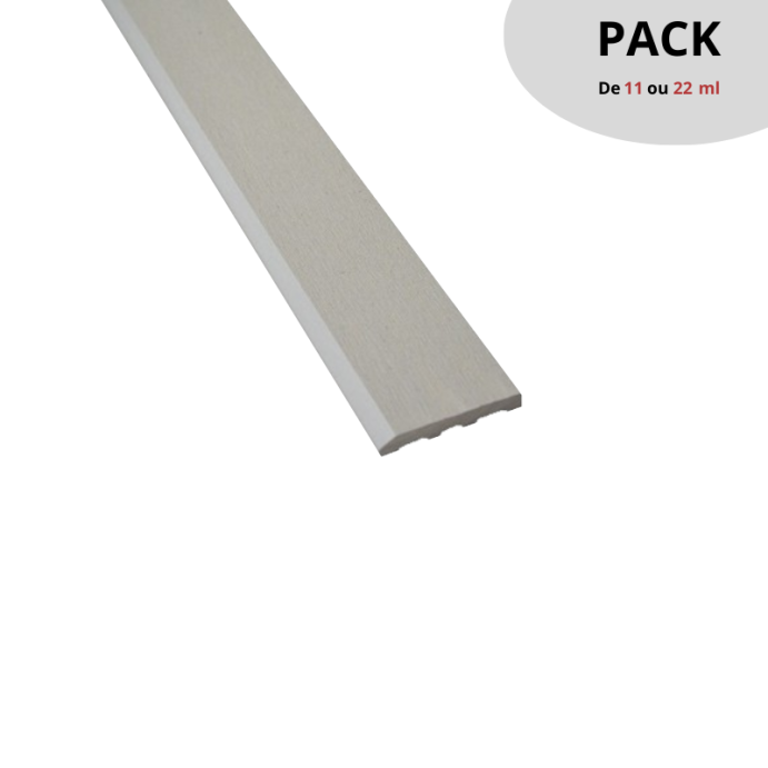 PACK Finition plinthe 22 ml / Terrasse PRO XTREM Gris Clair