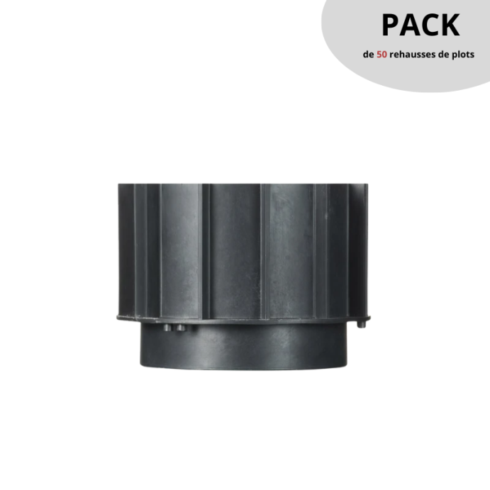 PACK 50 réhausses pour plots Dalle ou Lambourde JOUPLAST / H 60 mm
