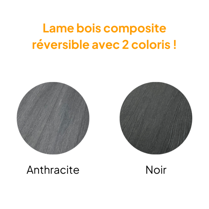 SUPRADECK Noir, Lame composite SUPRADECK Noir, Lame composite