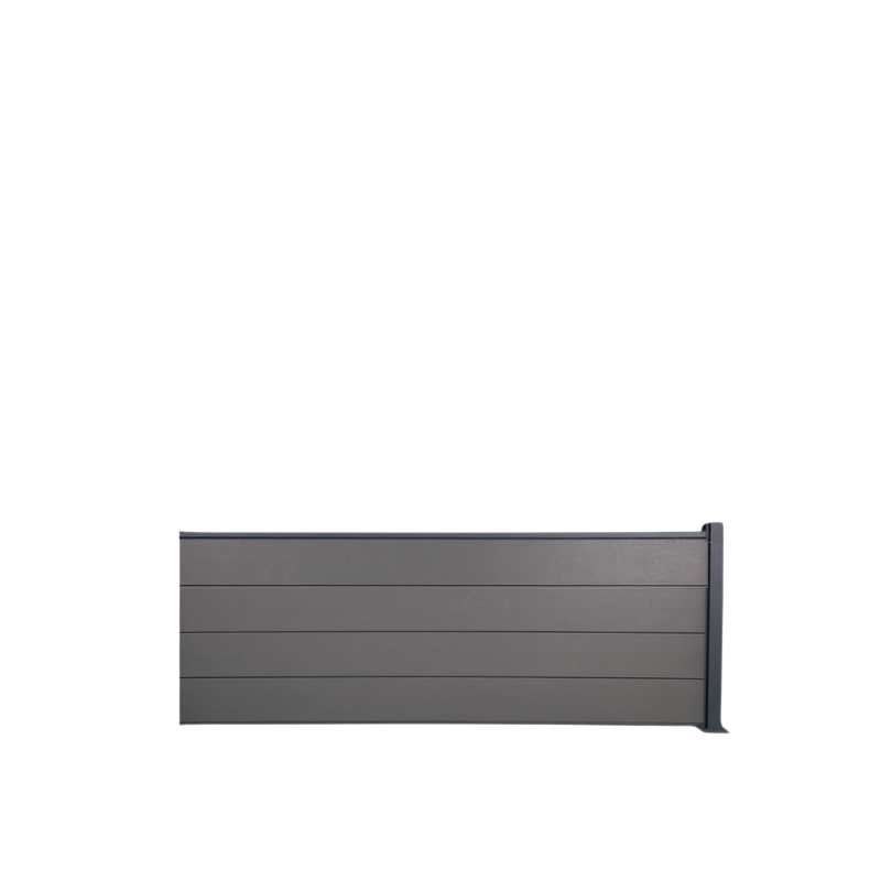 MCFENCE Anthracite, Clôture composite à platine, [H 0.65 m]