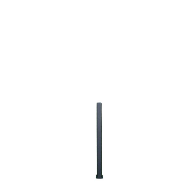 MCFENCE Anthracite, Poteau clôture multiangle à platine [H 0.95m]