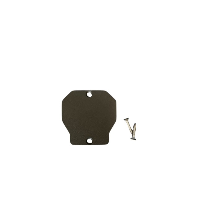 MCFENCE Anthracite, Poteau clôture multiangle à sceller [H 0.65m]