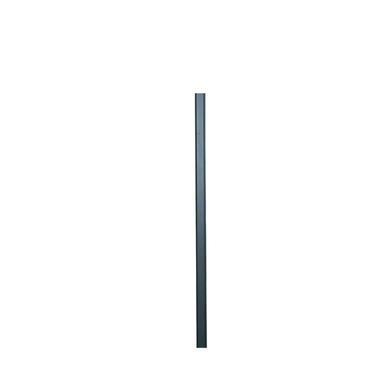 MCFENCE Anthracite, Poteau clôture multiangle à sceller [H 1.85m]