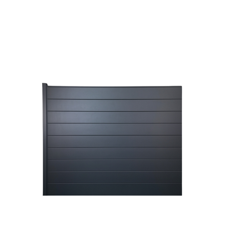 MCFENCE Anthracite, Clôture aluminium pleine à sceller [H 1.40 m]