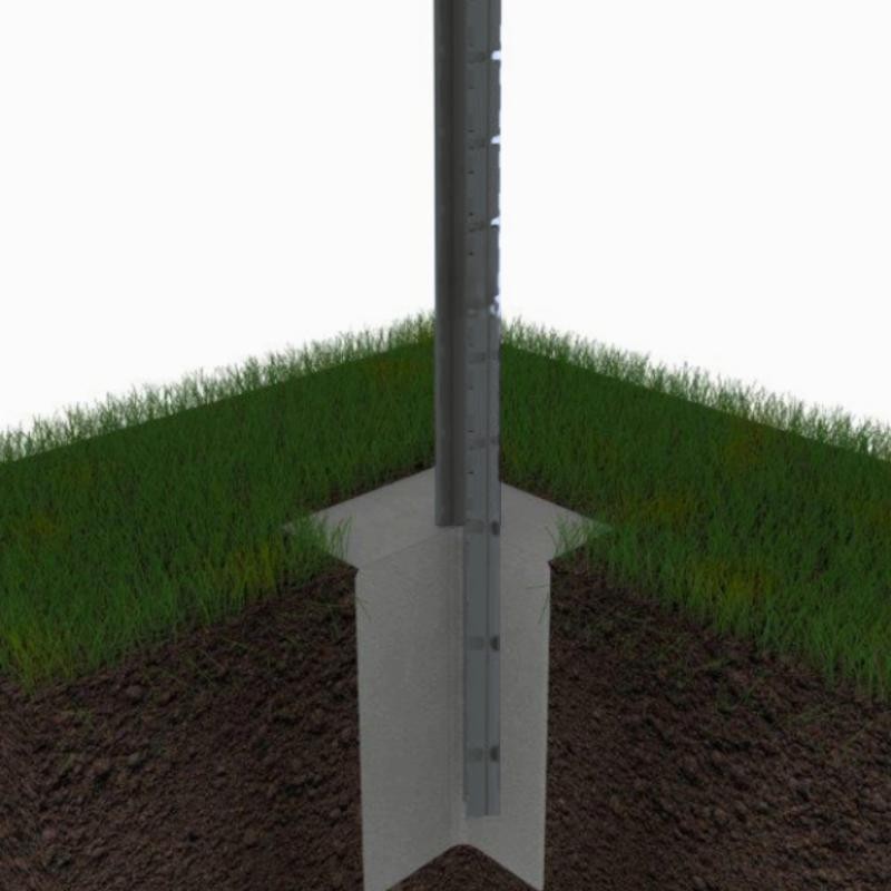 PROFENCE Anthracite, H 1.53 m|à sceller,Clôture rigide & soubassement
