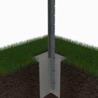 PROFENCE Anthracite, H 1.73 m|à sceller,Clôture rigide & soubassement