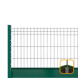 PROFENCE Vert, H 1.23 m|à sceller,Clôture rigide & soubassement