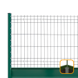 PROFENCE Vert, H 1.73 m|à sceller,Clôture rigide & soubassement