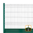 PROFENCE Vert, H 1.93 m|à sceller,Clôture rigide & soubassement