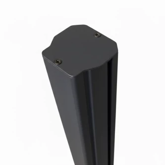MCFENCE Anthracite, Poteau clôture multiangle [H 0.65m]