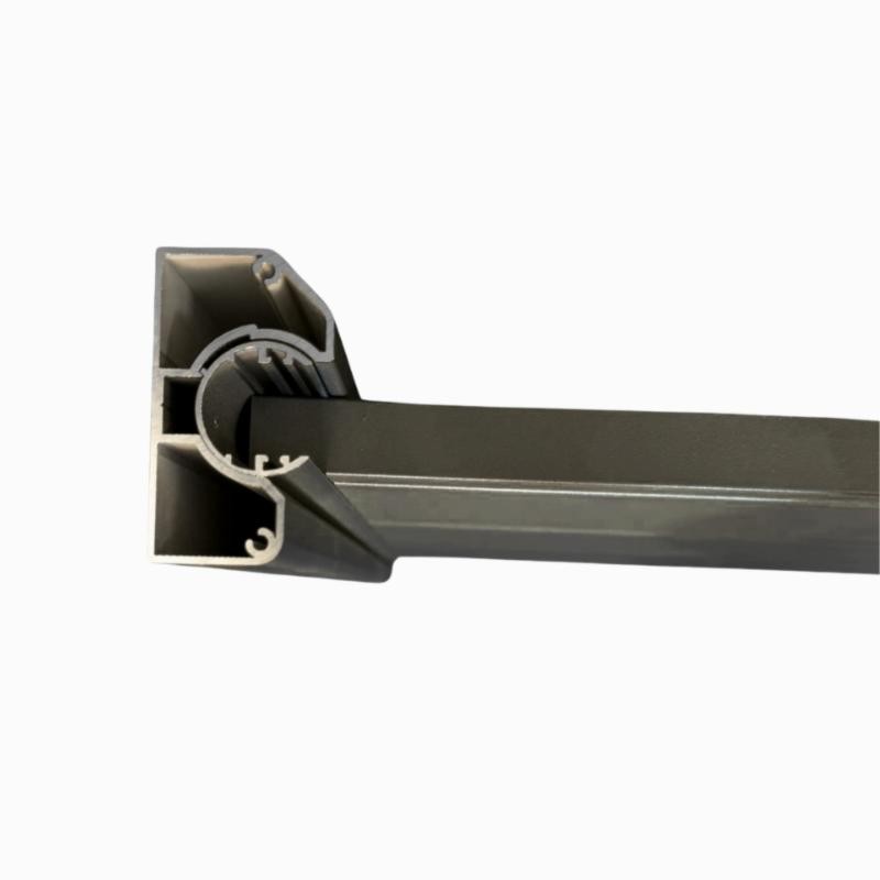 MCFENCE Anthracite, Poteau mural multiangle, [H 0.65m]