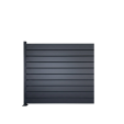 MCFENCE Anthracite, Clôture aluminium persienne à platine [H 1.55 m]