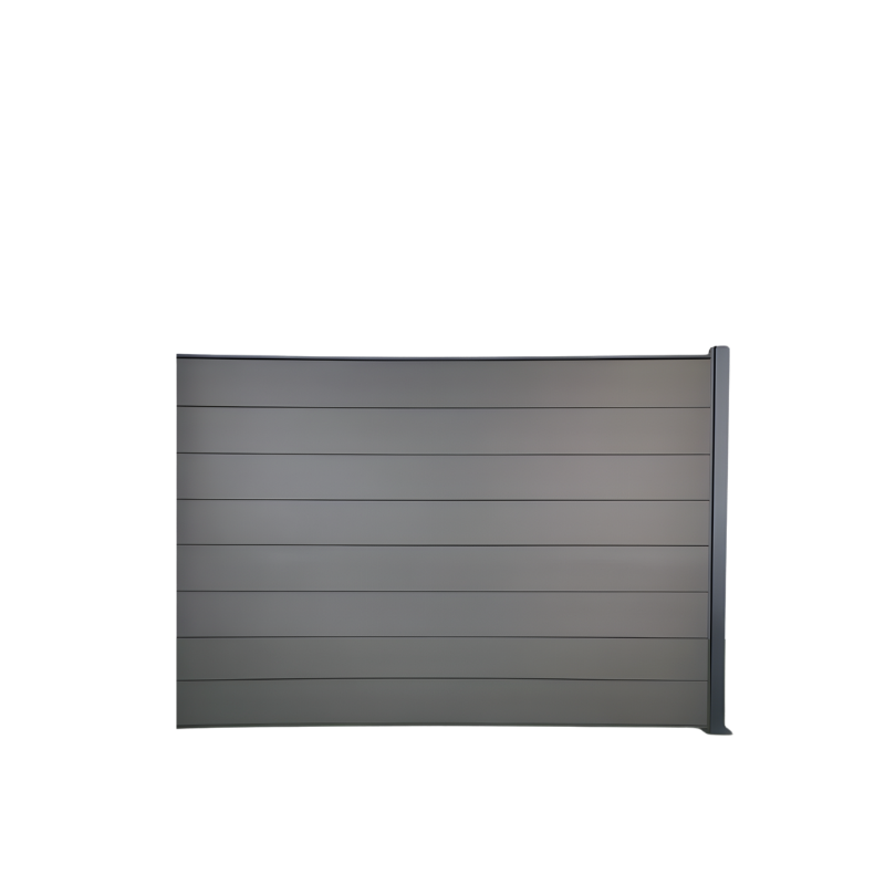 MCFENCE Anthracite, Clôture composite à platine, [H 1.25 m]