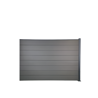 MCFENCE Anthracite, Clôture composite à platine, [H 1.25 m]