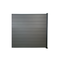 MCFENCE Anthracite, Clôture composite à platine, [H 1.55 m]