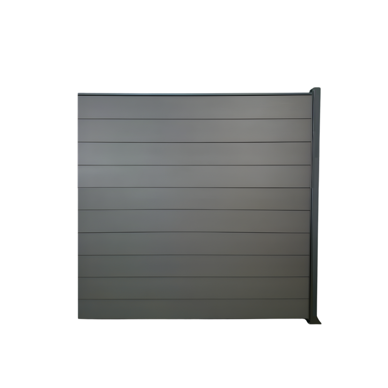 MCFENCE Anthracite, Clôture composite à platine, [H 1.55 m]