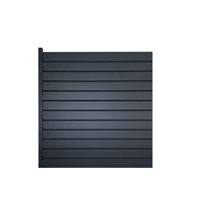 MCFENCE Anthracite, Clôture aluminium persienne à sceller [H 1.85 m]