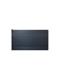 MCFENCE Anthracite, Clôture aluminium pleine à sceller [H 0.95 m]