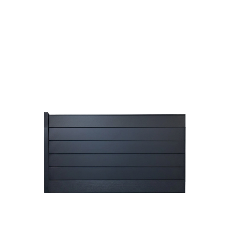 MCFENCE Anthracite, Clôture aluminium pleine à sceller [H 0.95 m]