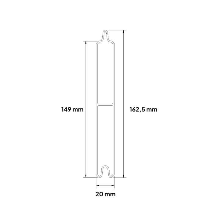 MCFENCE Anthracite, Clôture aluminium pleine à platine [H 1.85 m]