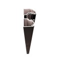 MCFENCE Anthracite, Poteau mural multiangle, [H 0.65m]