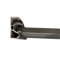 MCFENCE Anthracite, Poteau mural multiangle, [H 1.40m]