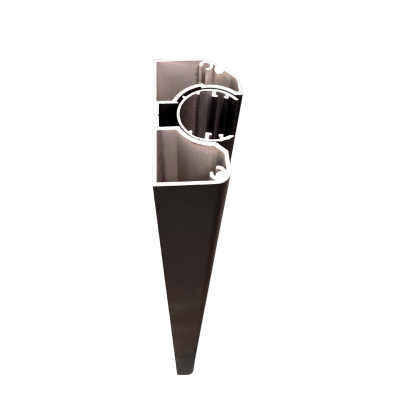 MCFENCE Anthracite, Poteau mural multiangle, [H 0.95m]