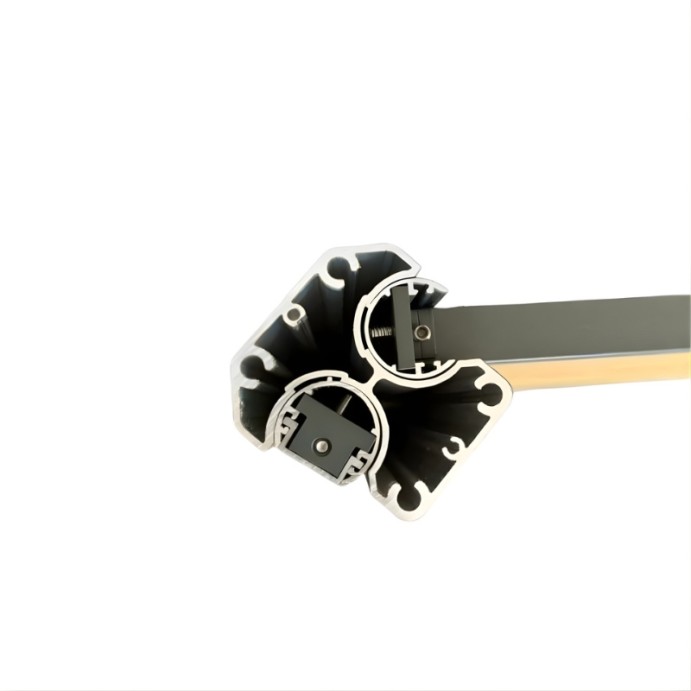 MCFENCE Anthracite, Poteau clôture multiangle [H 0.95m]