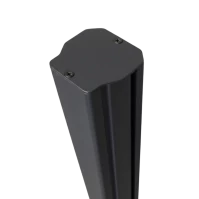 MCFENCE Anthracite, Poteau clôture multiangle à platine [H 0.95m]