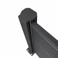 MCFENCE Anthracite, Poteau clôture multiangle à sceller [H 0.65m]