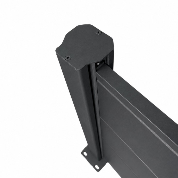 MCFENCE Anthracite, Poteau clôture multiangle à sceller [H 0.95m]