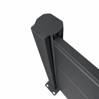 MCFENCE Anthracite, Poteau clôture multiangle à sceller [H 1.40m]