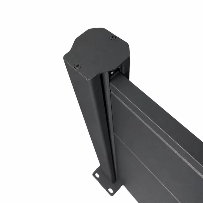 MCFENCE Anthracite, Poteau clôture multiangle à sceller [H 1.40m]