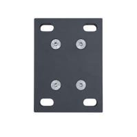 MCFENCE Anthracite, Platine pour poteau clôture multiangle