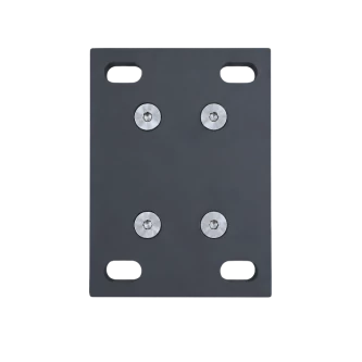 MCFENCE Anthracite, Platine pour poteau clôture multiangle